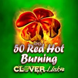 Enjoy 50 Red Hot Burning Clover Links by Novomatic – logo hosted on casinobossy.eu.com