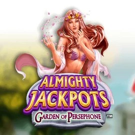 Almighty Jackpots: Garden of Persephone online game logo by Novomatic on casinobossy.eu.com