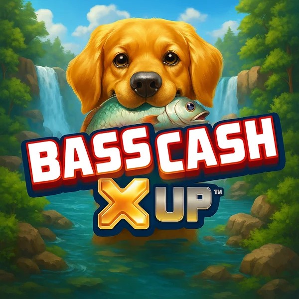 Bass Cash X UP slot visual from Alchemy Gaming available on casinobossy.eu.com