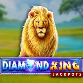 Official Jackpots logo: Diamond King Jackpots by SpinPlay Games at Casino Bossy