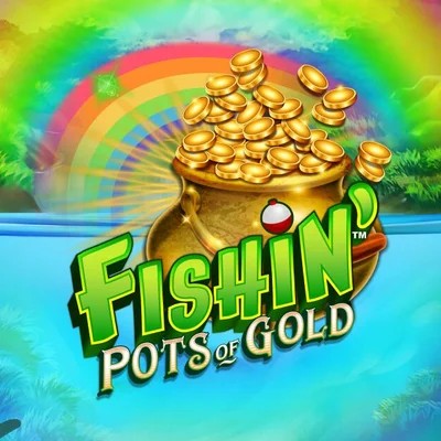 Fishin Pots Of Gold logo by Gameburger Studios at Casino Bossy