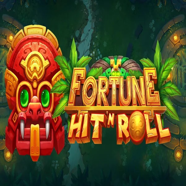 Fortune Hit'n Roll online game logo by Pragmatic Play on casinobossy.eu.com