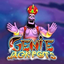 Genie Jackpots game by Blueprint Gaming – logo hosted on Casino Bossy
