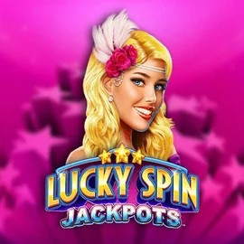Lucky Spin Jackpots slot logo by Novomatic at Casino Bossy
