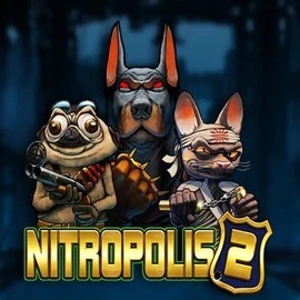 Nitropolis 2 online game logo by ELK Studios on casinobossy.eu.com