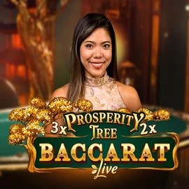 Prosperity Tree Baccarat online game logo by Evolution on casinobossy.eu.com