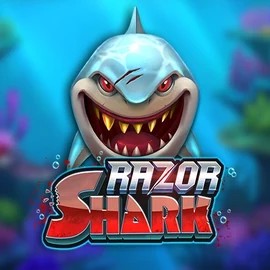 Razor Shark logo by Push Gaming at Casino Bossy