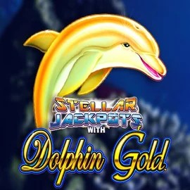 Dolphin Gold with Stellar Jackpots slot icon by Lightning Box Game, available at Casino Bossy