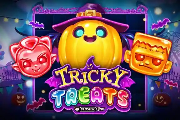 Tricky Treats by Push Gaming, showcased at casinobossy.eu.com – game logo